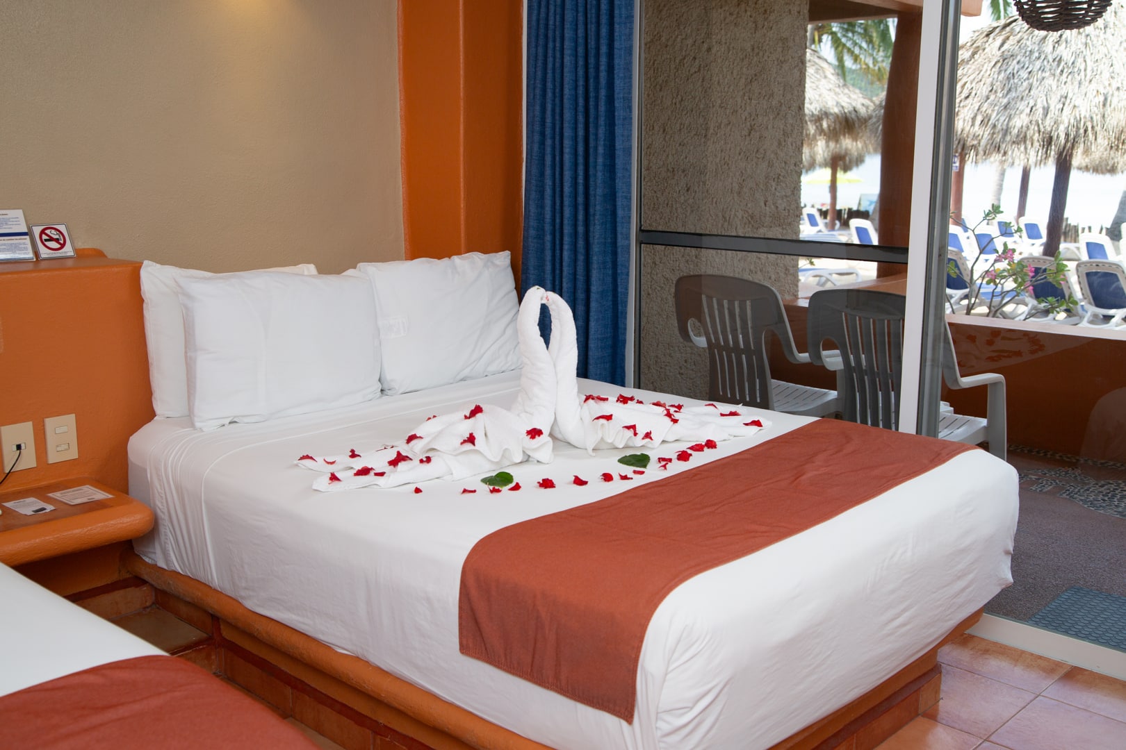 camas matrimoniales jardin Hotel Villa Mexicana