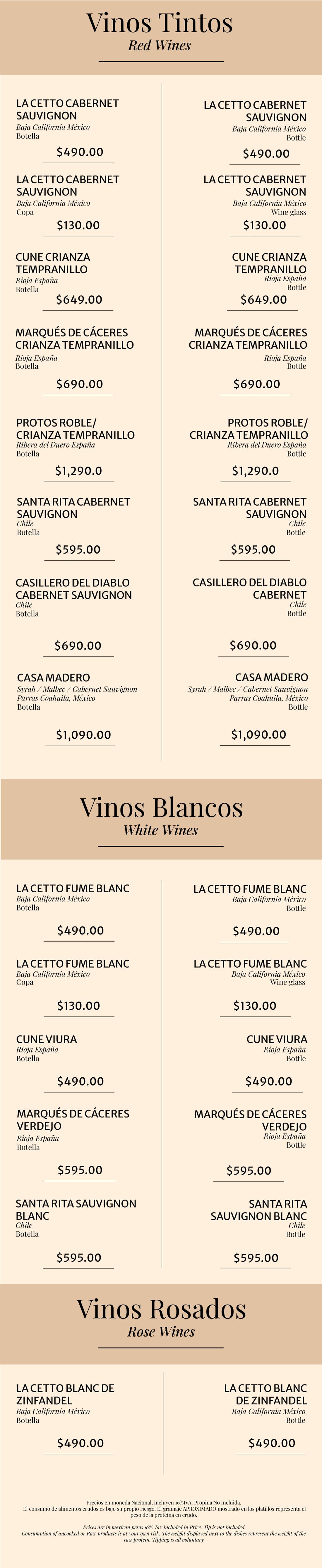 comida-cena Hotel Irma