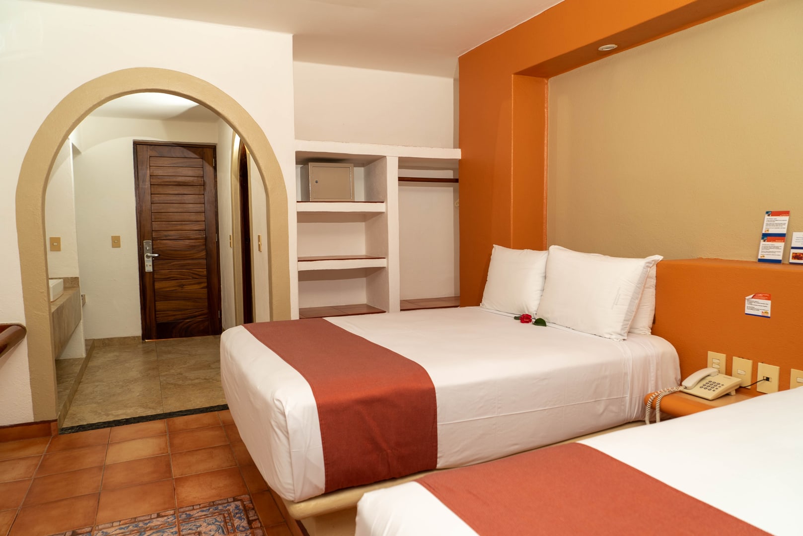 camas matrimoniales jardin Hotel Villa Mexicana