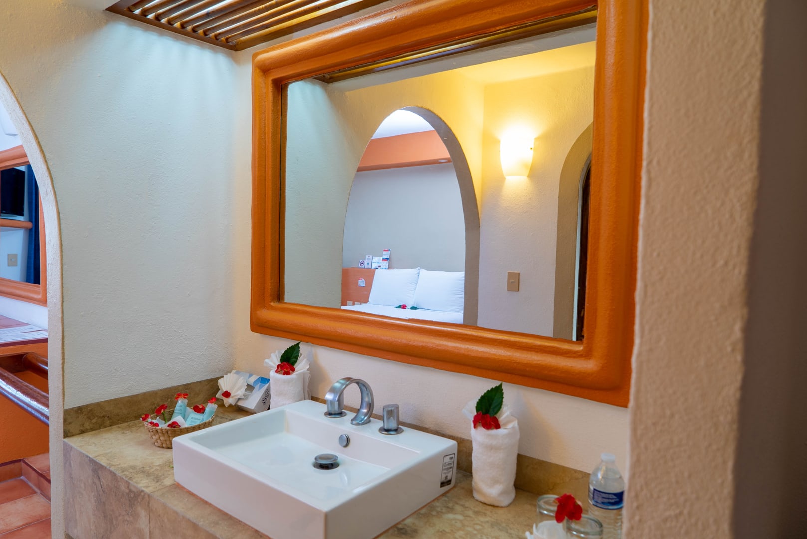 camas matrimoniales jardin Hotel Villa Mexicana